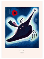 Kandinsky Pointy Black - Art Print