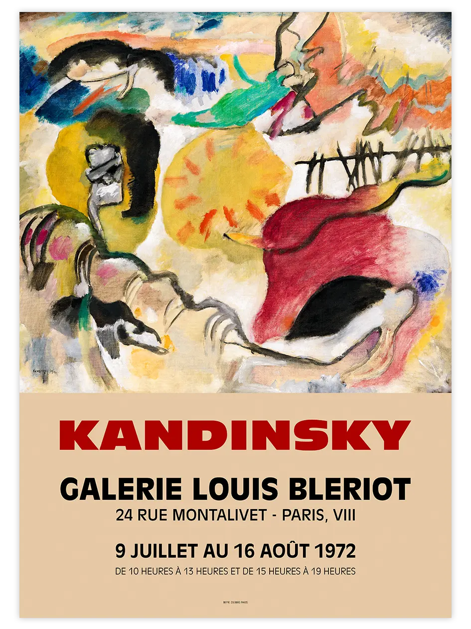 Kandinsky Afiş N17 - Art Print Ünlü Ressamlar Poster