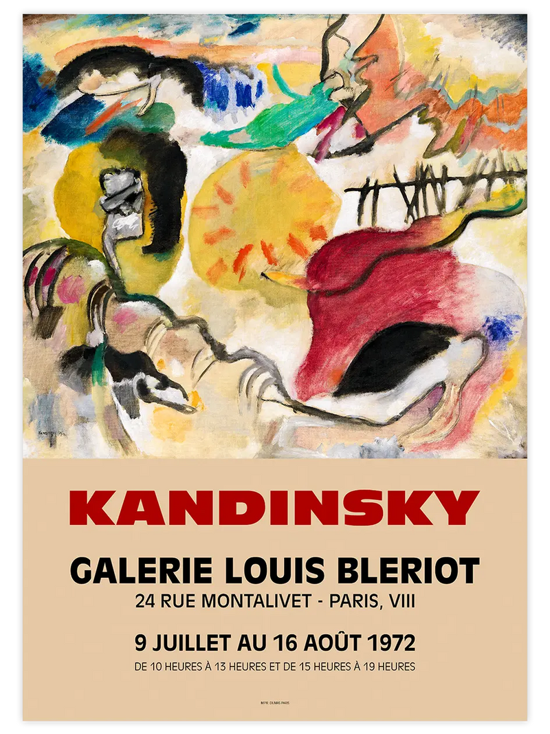 Kandinsky Afiş N17 - Art Print Ünlü Ressamlar Poster