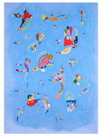 Wassily Kandinsky Sky Blue - Art Print