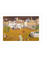 Kandinsky Doğu Şehri - Art Print