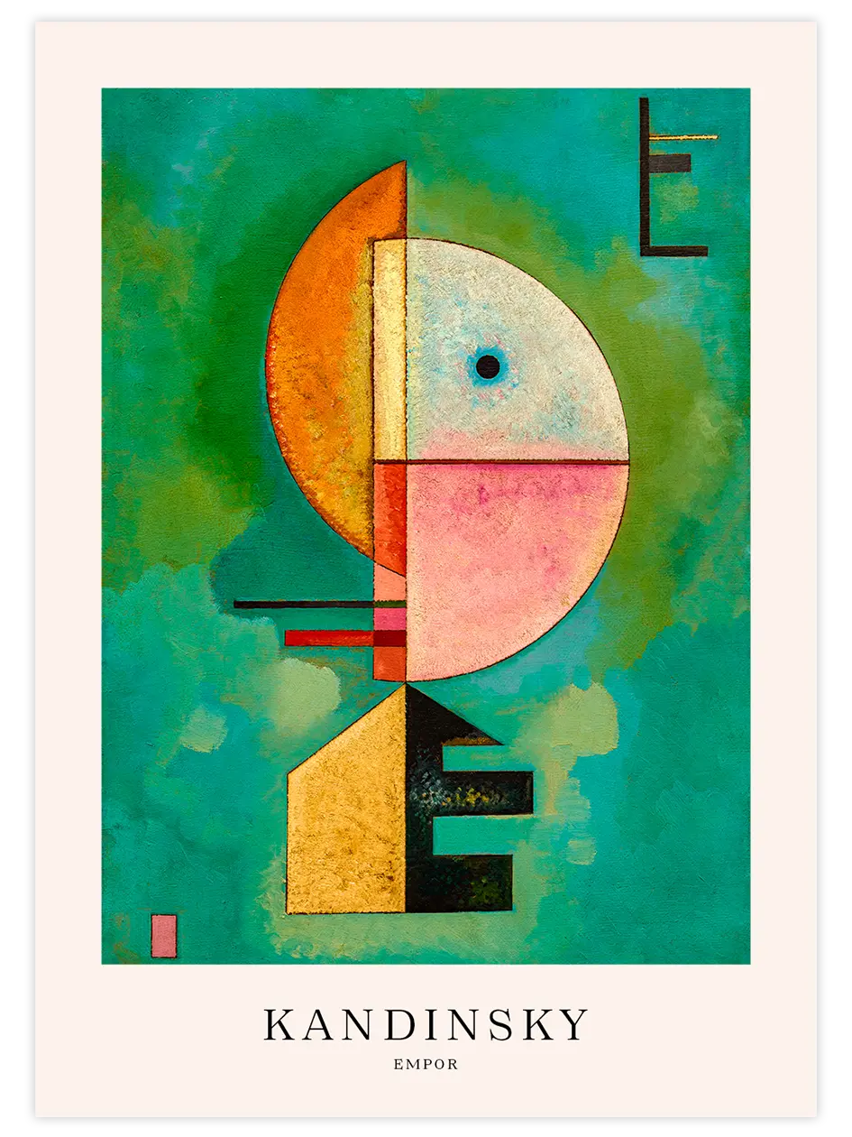 Kandinsky Empor - Art Print Ünlü Ressamlar Poster