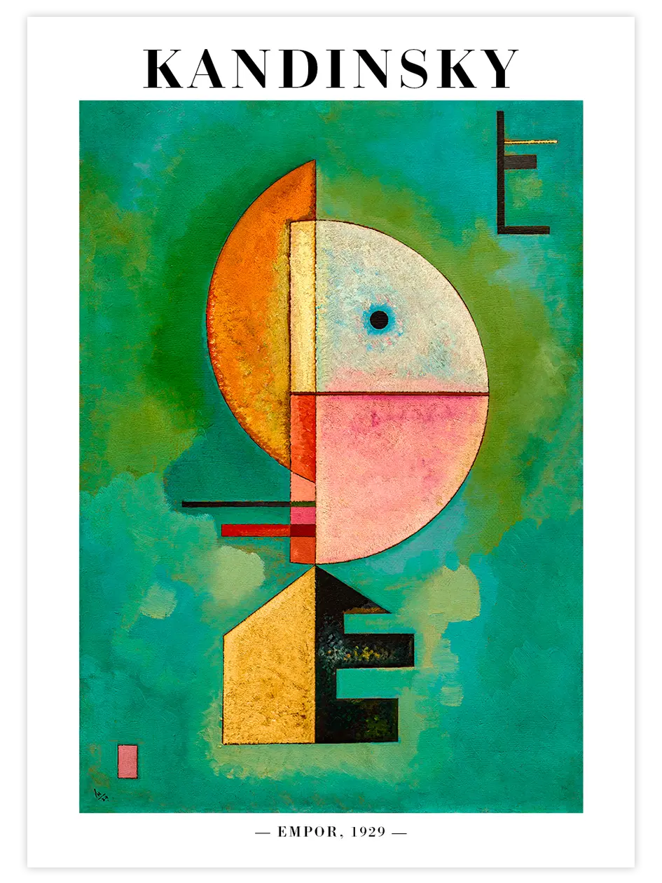 Kandinsky Empor - Art Print Ünlü Ressamlar Poster