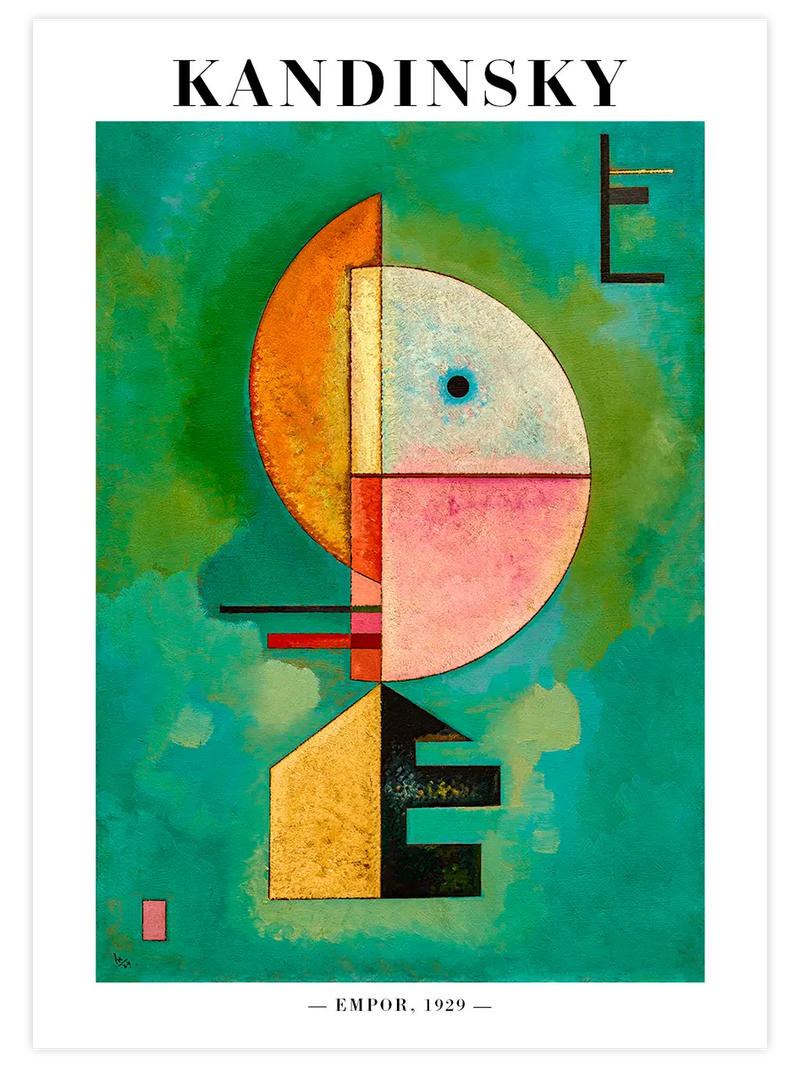 Kandinsky Empor - Art Print Ünlü Ressamlar Poster