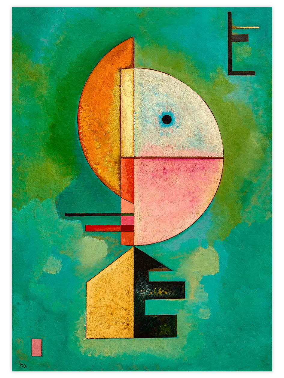 Kandinsky Empor - Art Print Ünlü Ressamlar Poster