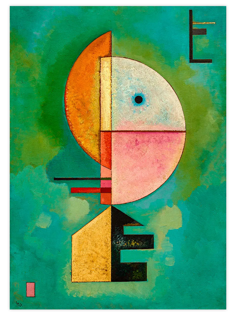 Kandinsky Empor - Art Print Ünlü Ressamlar Poster