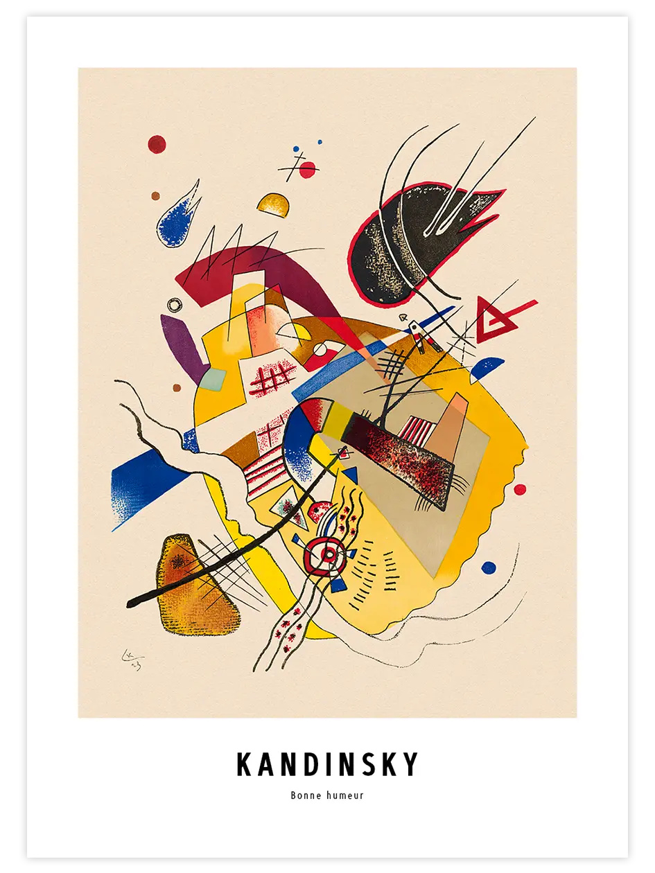 Kandinsky Good Mood - Art Print Ünlü Ressamlar Poster