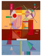 Kandinsky Disintegrated Tension - Art Print