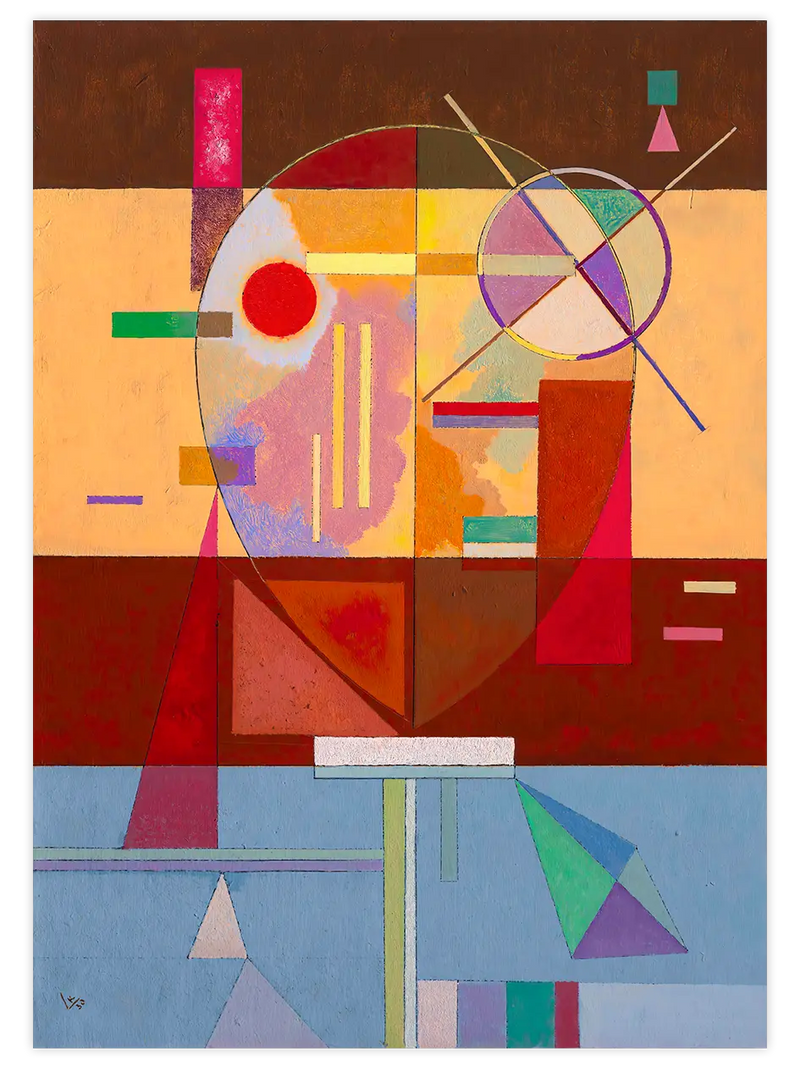 Kandinsky Disintegrated Tension - Art Print Ünlü Ressamlar Poster
