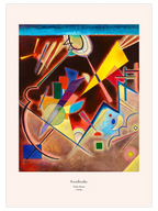 Kandinsky Deep Brown - Art Print