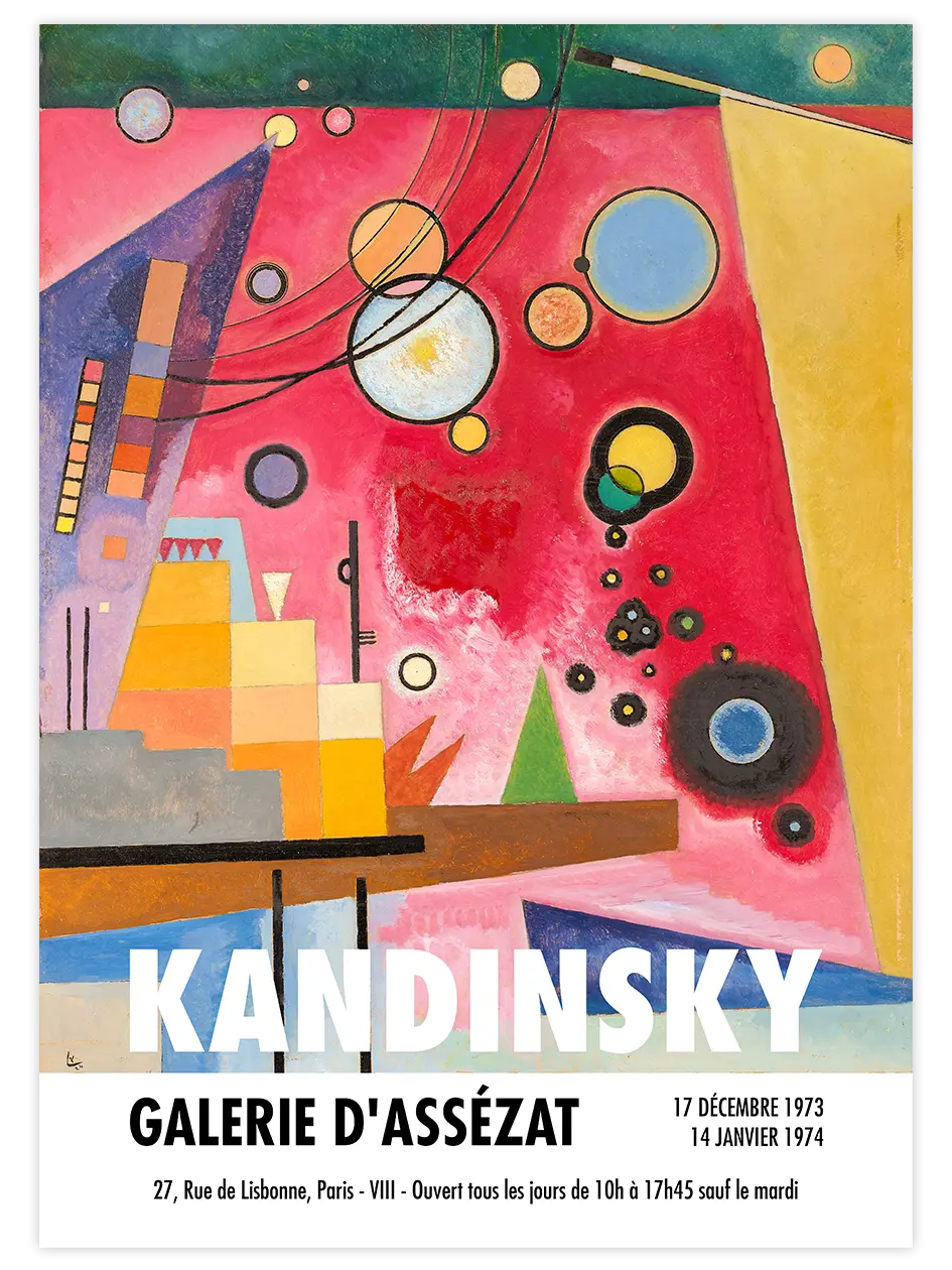 Kandinsky Afiş N2 - Art Print Ünlü Ressamlar Poster