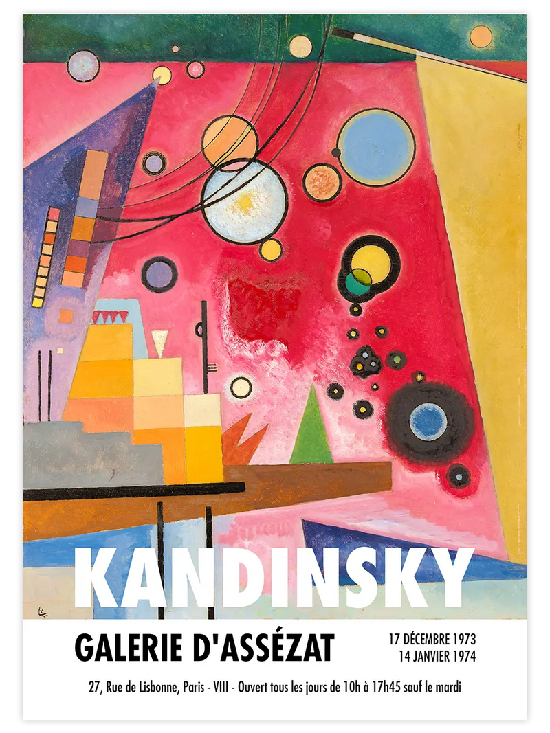 Kandinsky Afiş N2 - Art Print Ünlü Ressamlar Poster