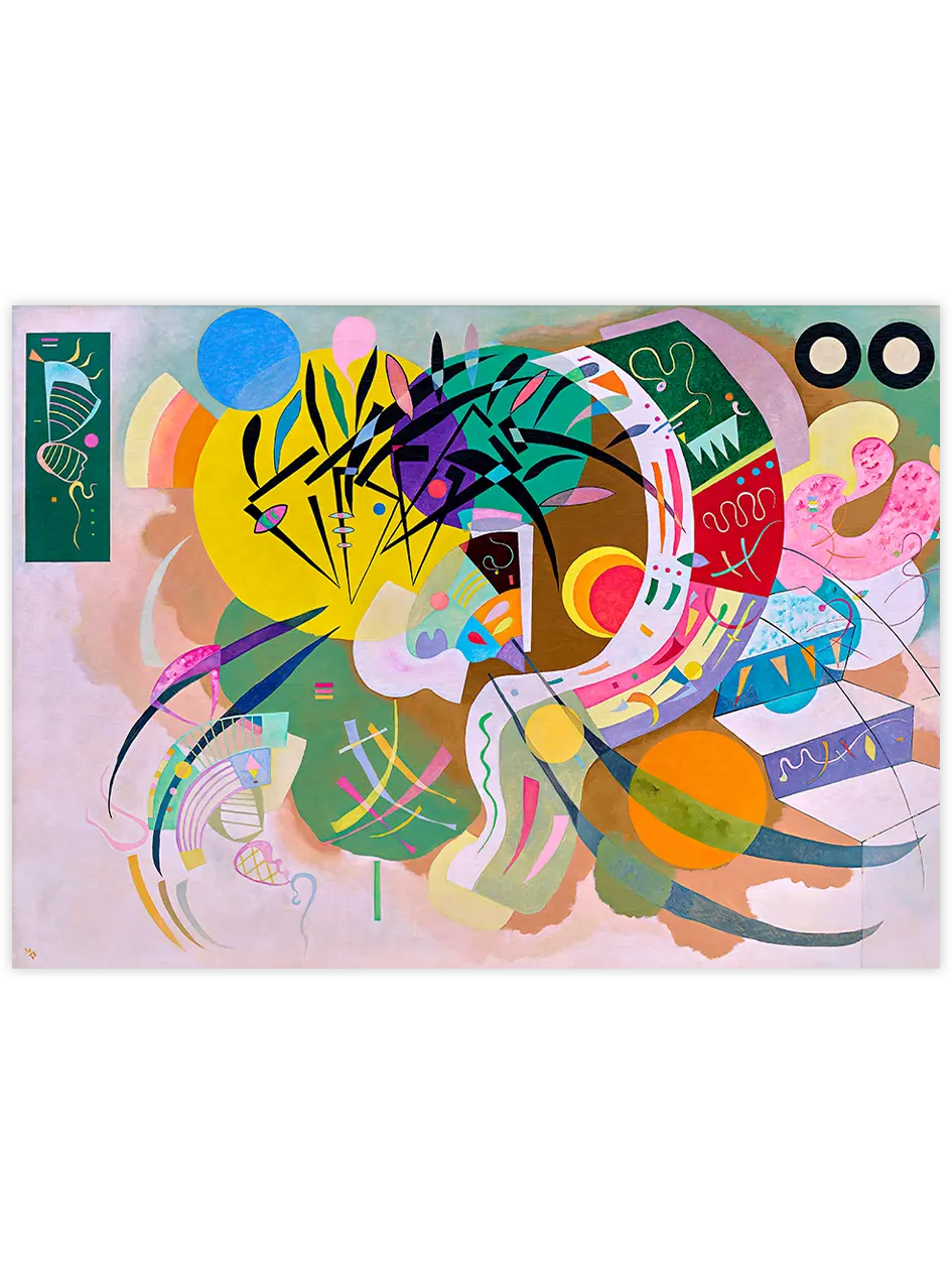 Kandinsky Dominant Curve - Art Print Ünlü Ressamlar Poster