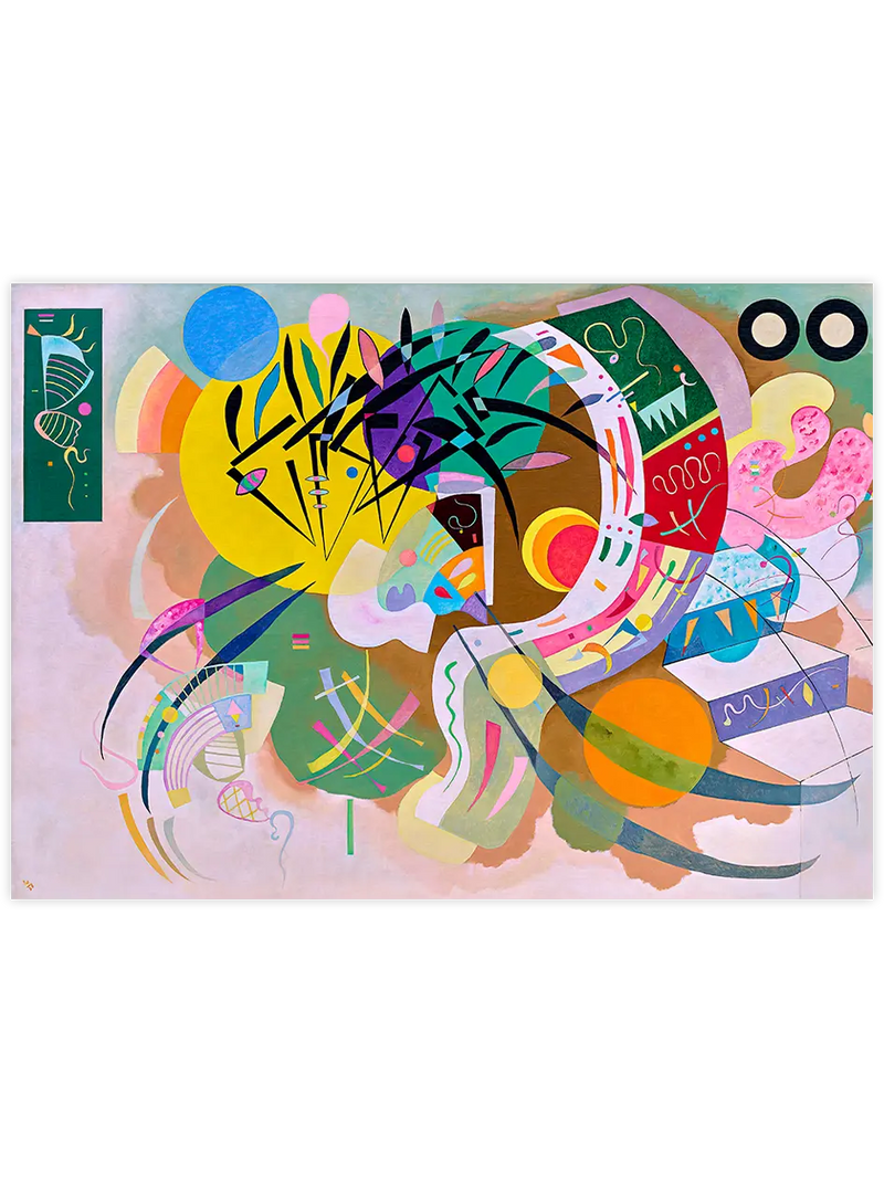 Kandinsky Dominant Curve - Art Print Ünlü Ressamlar Poster