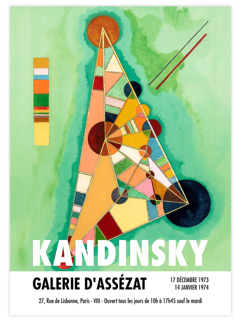 Kandinsky Afiş N1 - Art Print Ünlü Ressamlar Poster