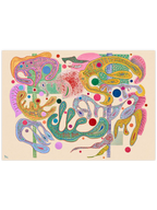 Kandinsky Capricious Forms - Art Print