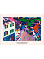 Kandinsky Murnau View from the Window of the Griesbrau - Art Print