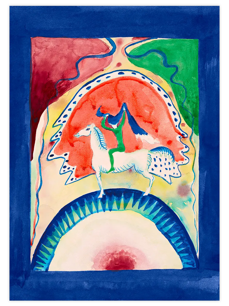 Kandinsky The Blue Rider - Art Print Ünlü Ressamlar Poster