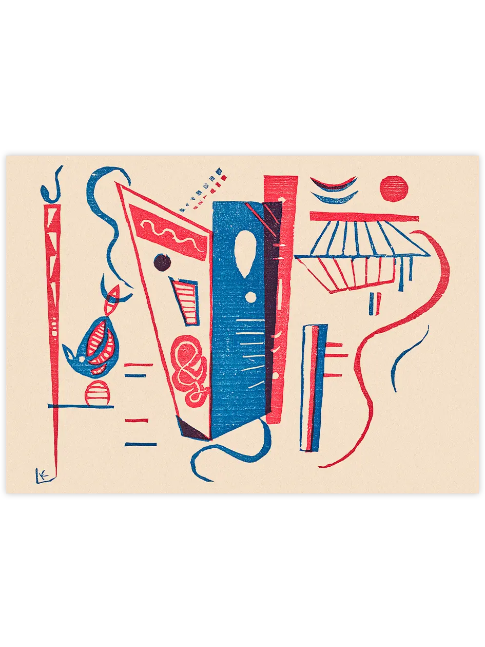 Kandinsky Untitled - Art Print Ünlü Ressamlar Poster
