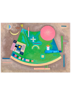 Kandinsky Arrow to Circle - Art Print