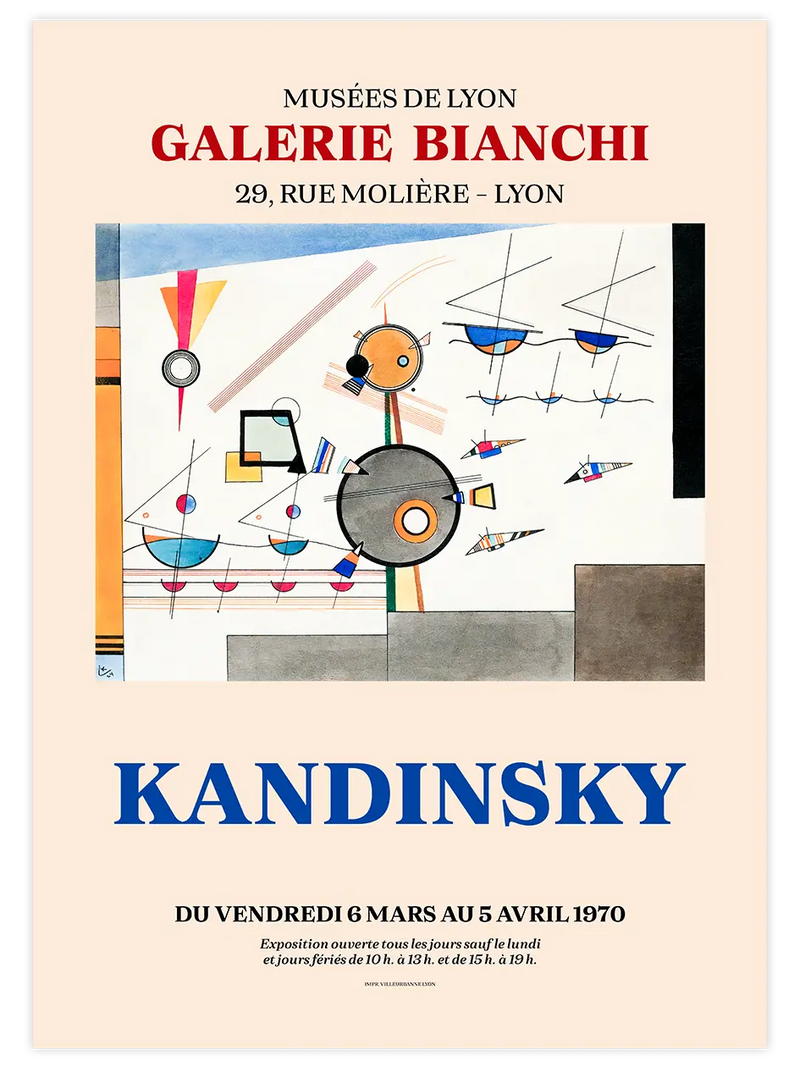 Kandinsky Afiş N9 - Art Print Ünlü Ressamlar Poster