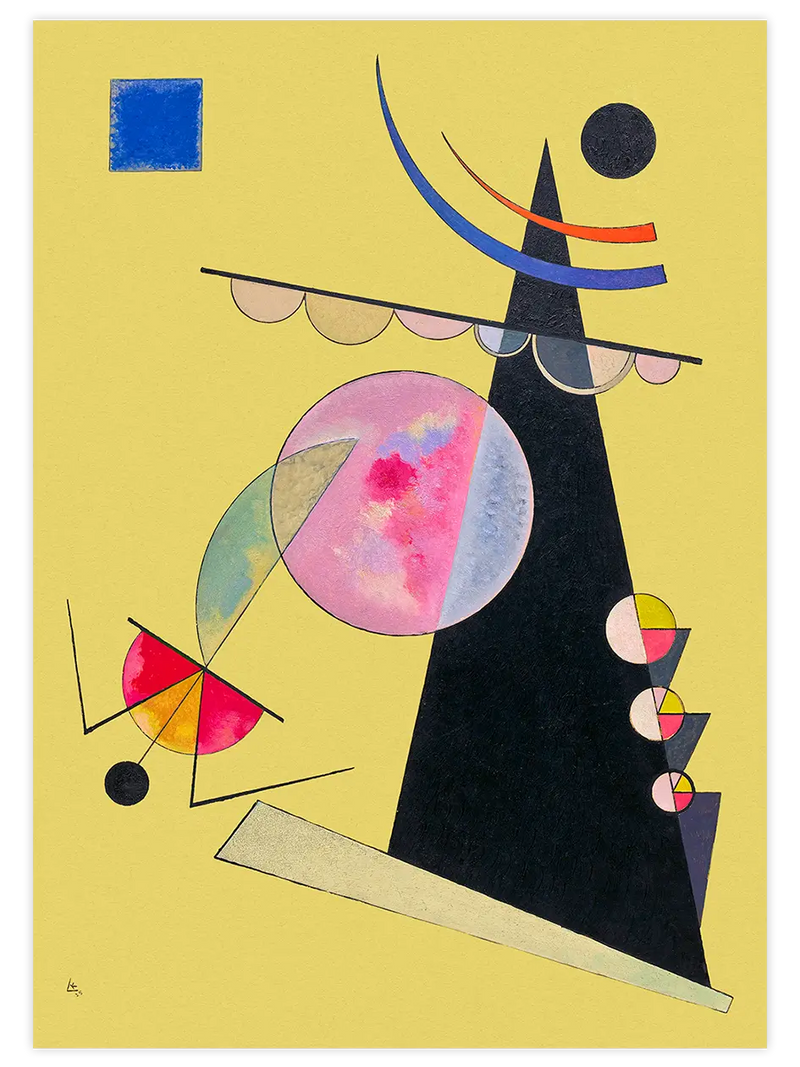 Kandinsky Bright Unity - Art Print Ünlü Ressamlar Poster