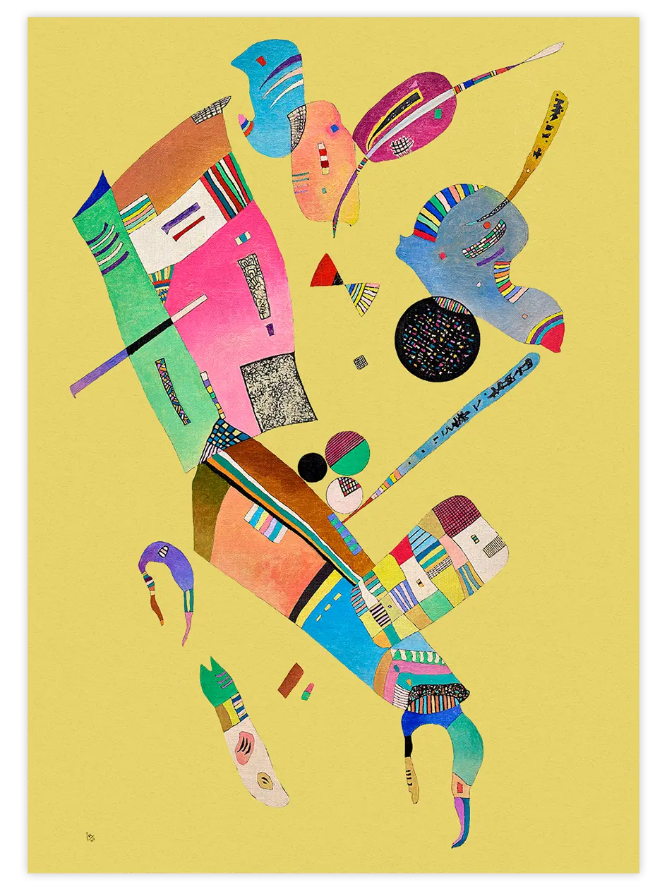 Kandinsky Moderation - Art Print Ünlü Ressamlar Poster