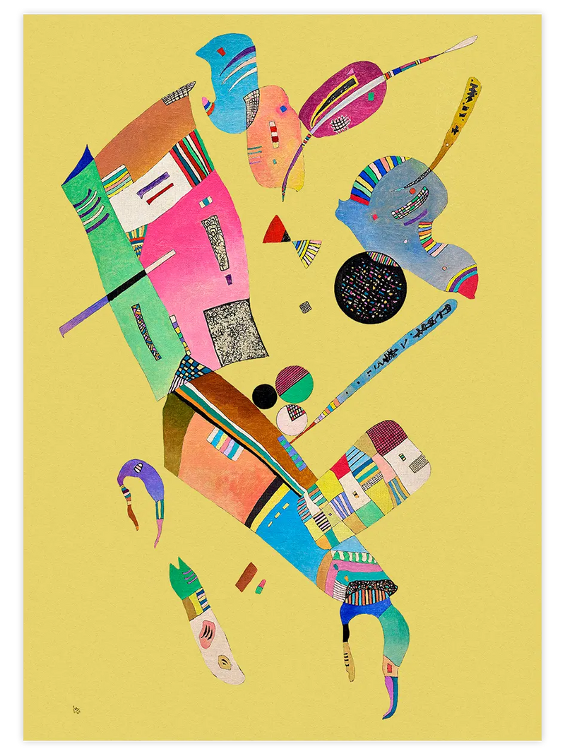 Kandinsky Moderation - Art Print Ünlü Ressamlar Poster