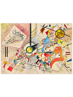 Kandinsky Bustling Aquarelle - Art Print
