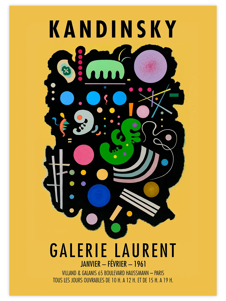 Kandinsky Afiş N20 - Art Print Ünlü Ressamlar Poster