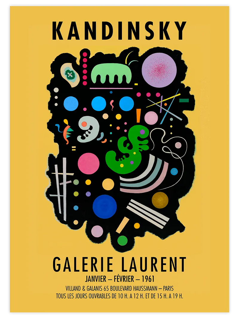 Kandinsky Afiş N20 - Art Print Ünlü Ressamlar Poster