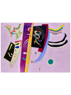 Kandinsky Orange Violet - Art Print