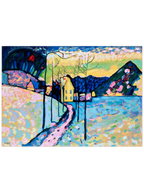 Kandinsky Kış Manzarası - Art Print