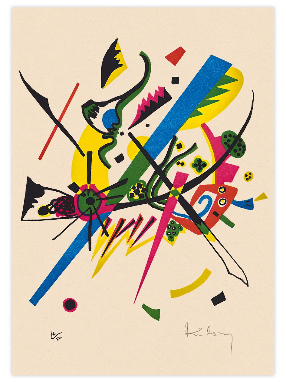 Kandinsky Small Worlds N1 - Art Print Ünlü Ressamlar Poster