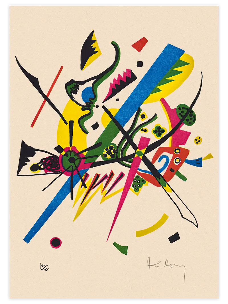 Kandinsky Small Worlds N1 - Art Print Ünlü Ressamlar Poster