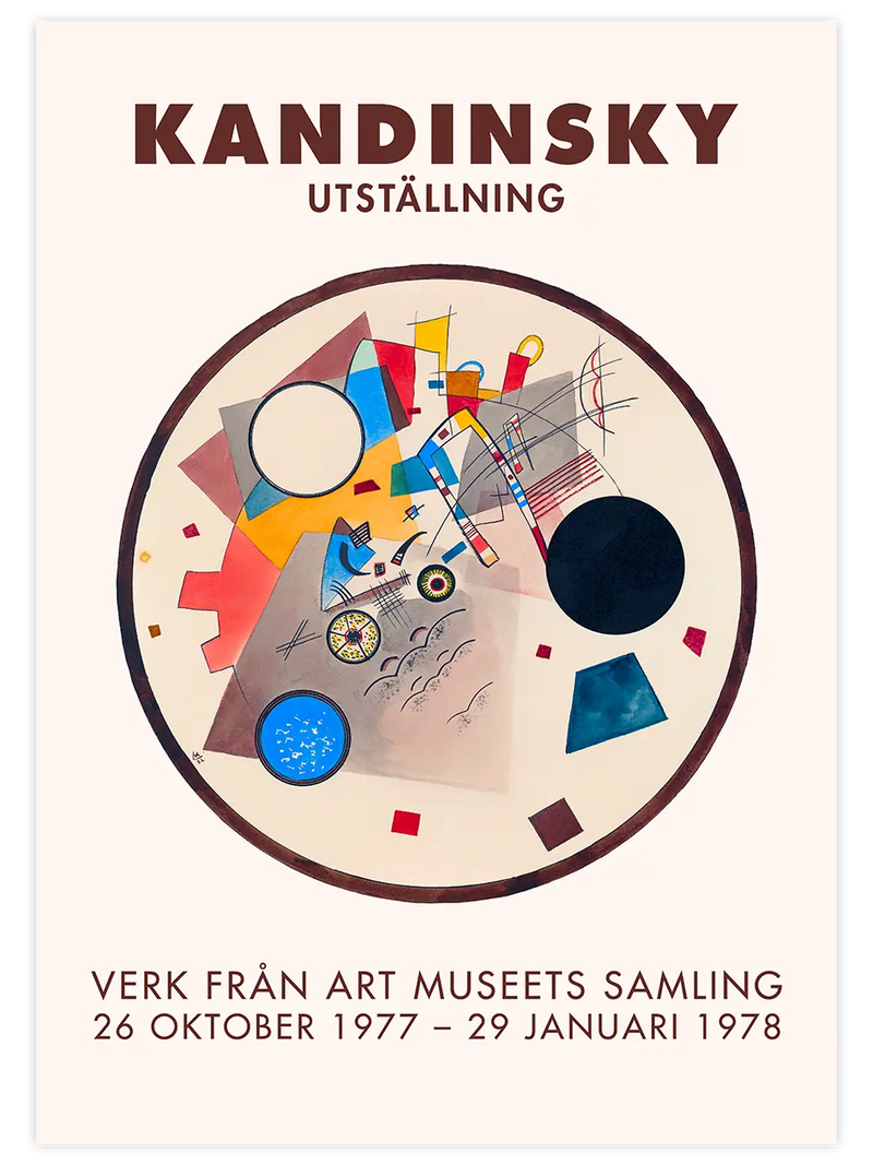 Kandinsky Afiş N18 - Art Print Ünlü Ressamlar Poster