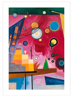 Kandinsky Heavy Red - Art Print