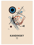 Kandinsky Blue - Art Print
