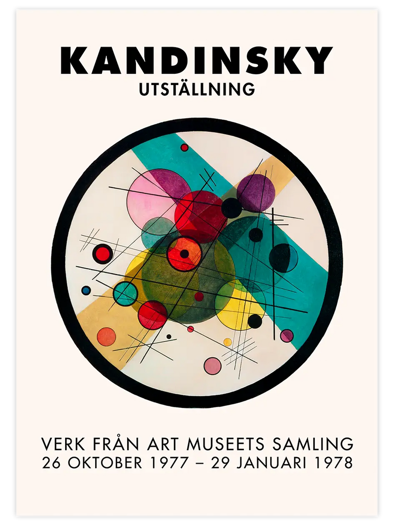 Kandinsky Afiş N19 - Art Print Ünlü Ressamlar Poster