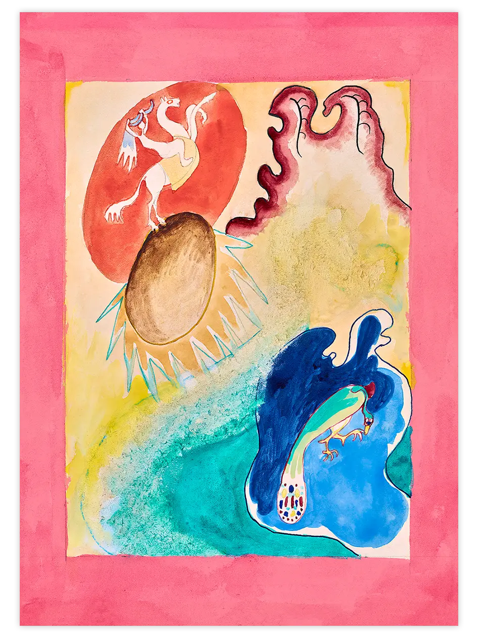 Kandinsky The Blue Rider VI - Art Print Ünlü Ressamlar Poster