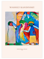 Kandinsky Improvisation 6 (African) - Art Print