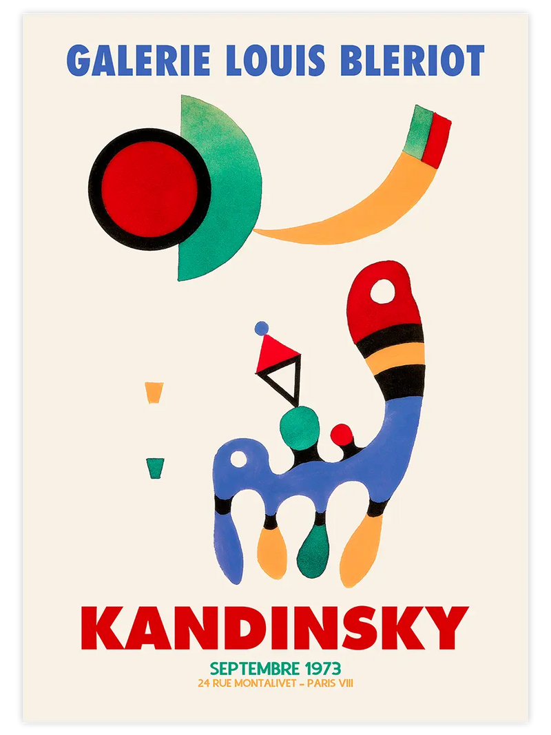 Kandinsky Afiş N12 - Art Print Ünlü Ressamlar Poster