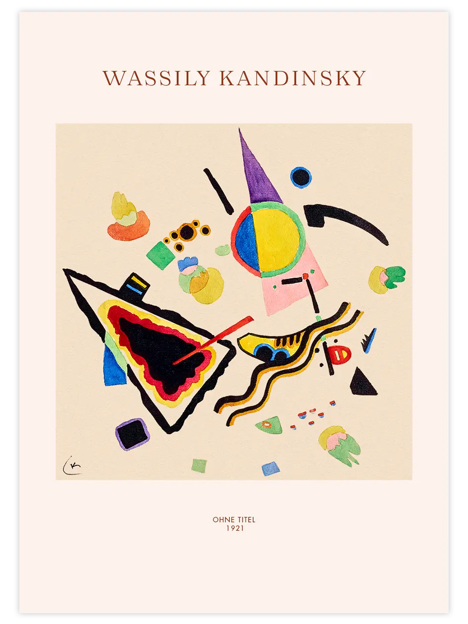 Kandinsky Ohne Titel - Art Print Ünlü Ressamlar Poster