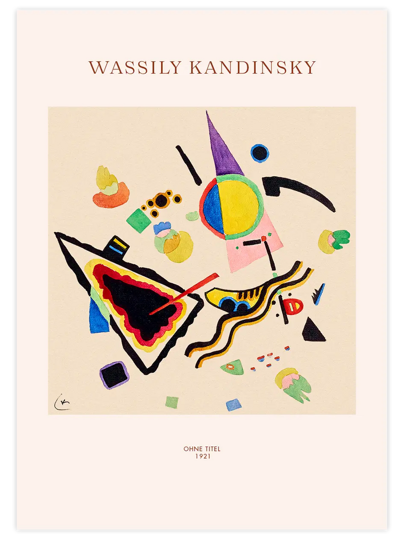 Kandinsky Ohne Titel - Art Print Ünlü Ressamlar Poster