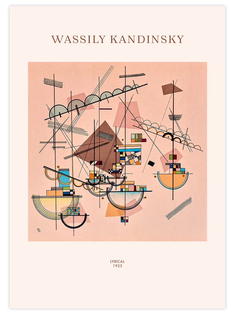 Kandinsky Lyrical - Art Print Ünlü Ressamlar Poster