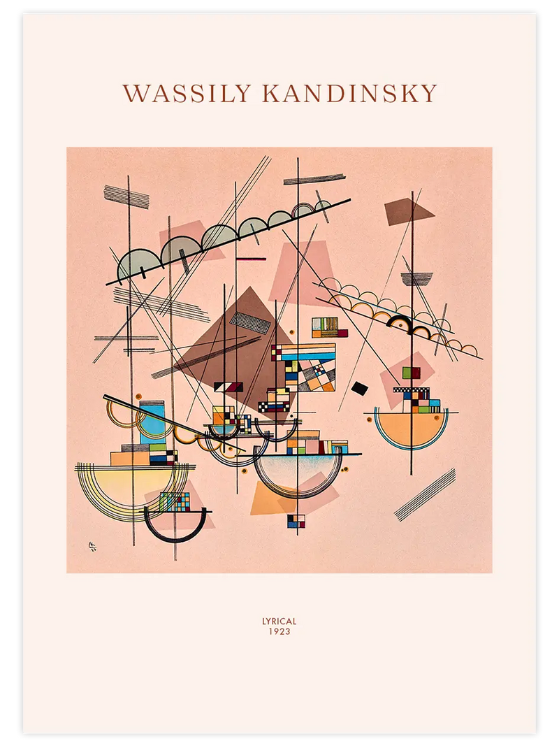 Kandinsky Lyrical - Art Print Ünlü Ressamlar Poster