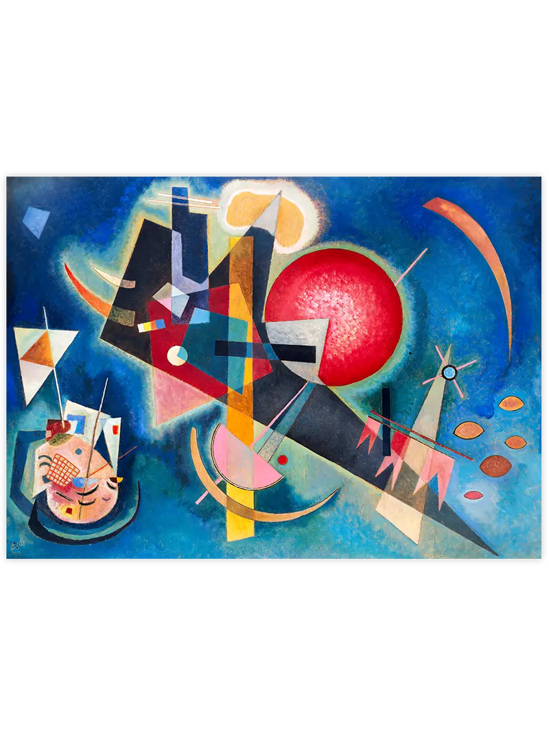 Wassily Kandinsky In The Blue - Art Print Ünlü Ressamlar Poster