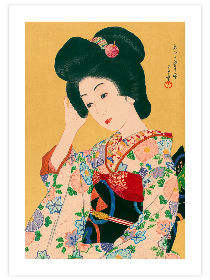 Kawase Departing Spring - Art Print Ünlü Ressamlar Poster