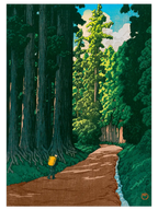 Kawase The Road to Nikko - Art Print
