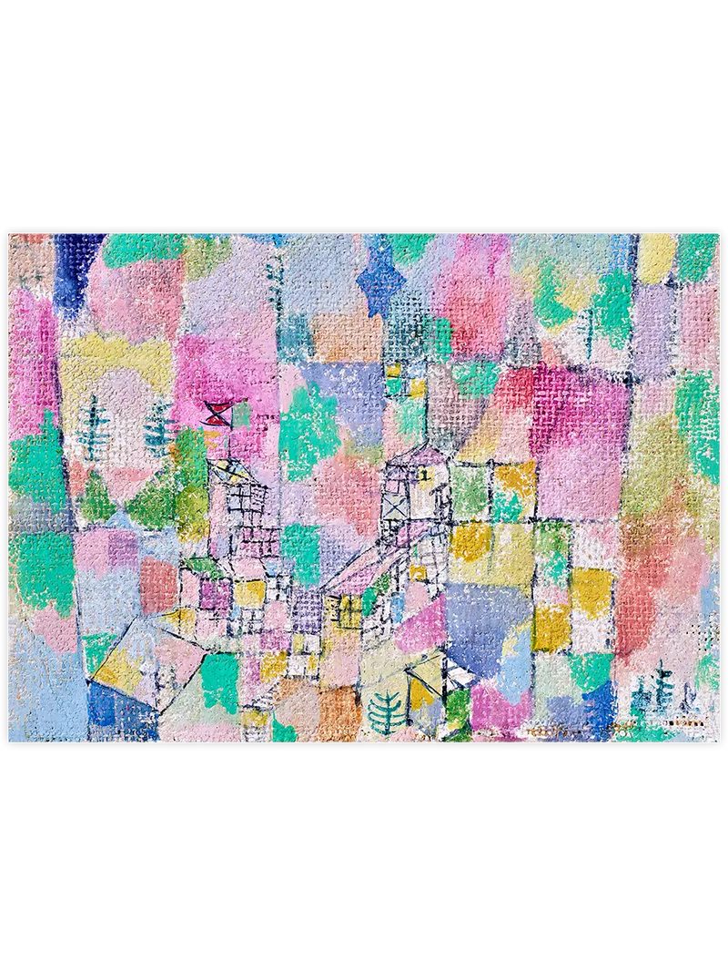 Klee Two Little Pleasure Castles - Art Print Ünlü Ressamlar Poster